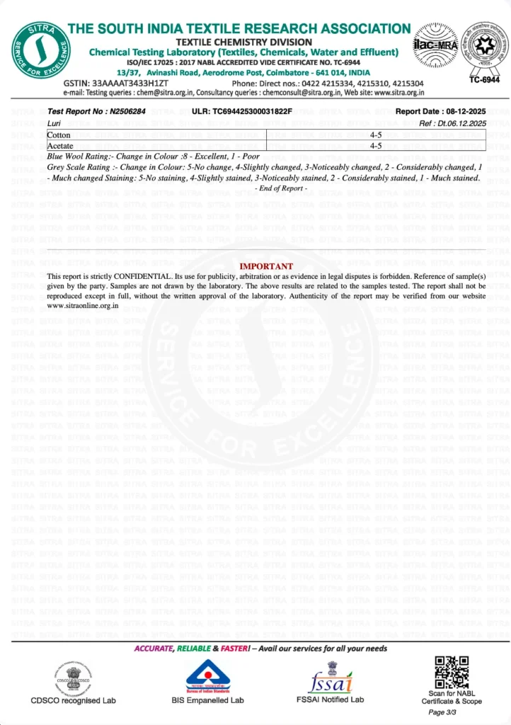 Luri fabric-quality-lab-reports