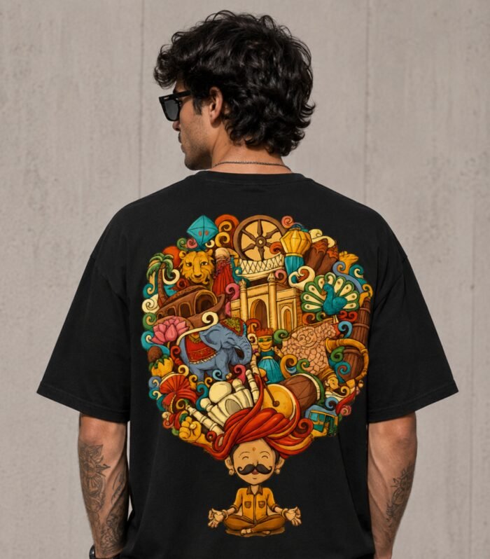 LURI – Incredible India Oversized Te